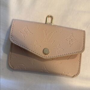 Light Beige Monogram Card Holder